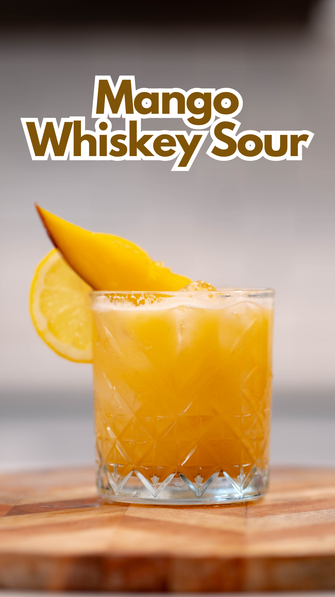 Tropical Mango-Passion Whiskey Sour