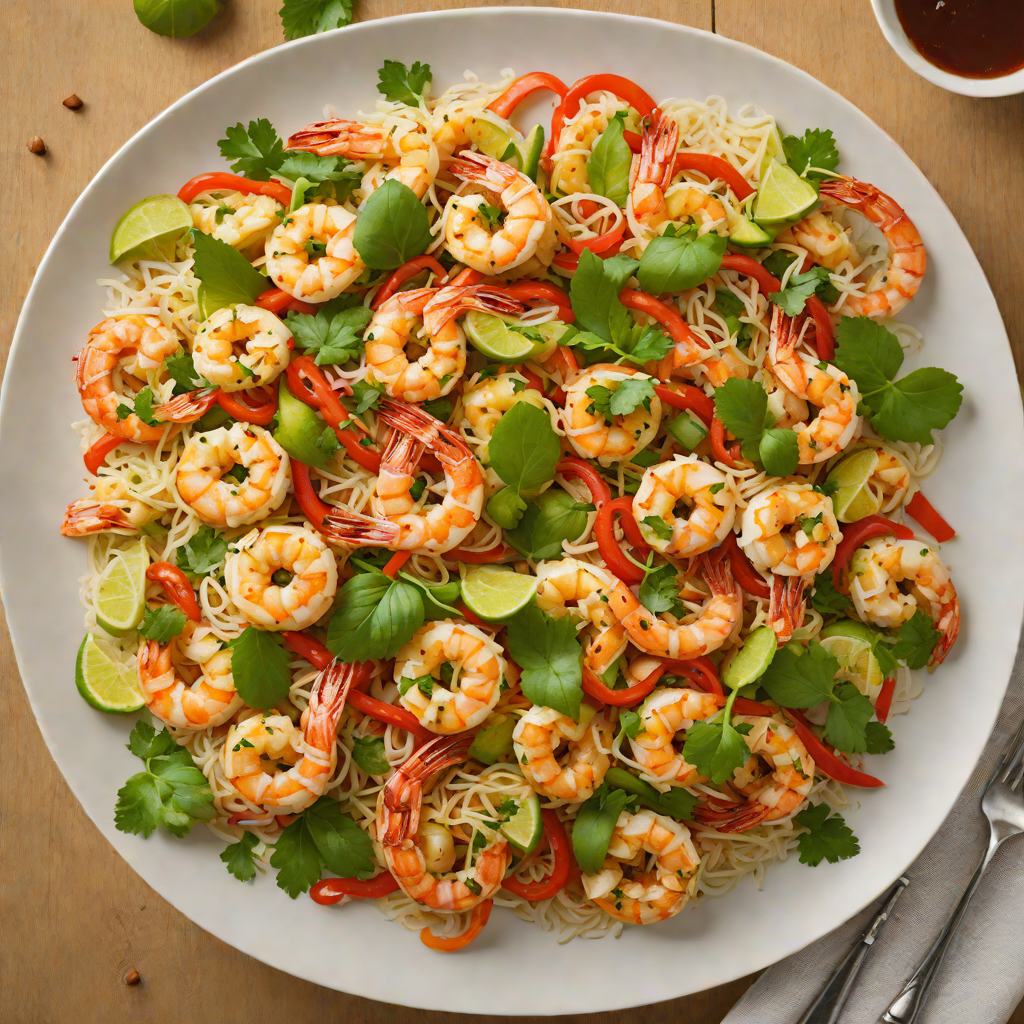 Caribbean-Style Coconut Ginger Shrimp Stir Fry