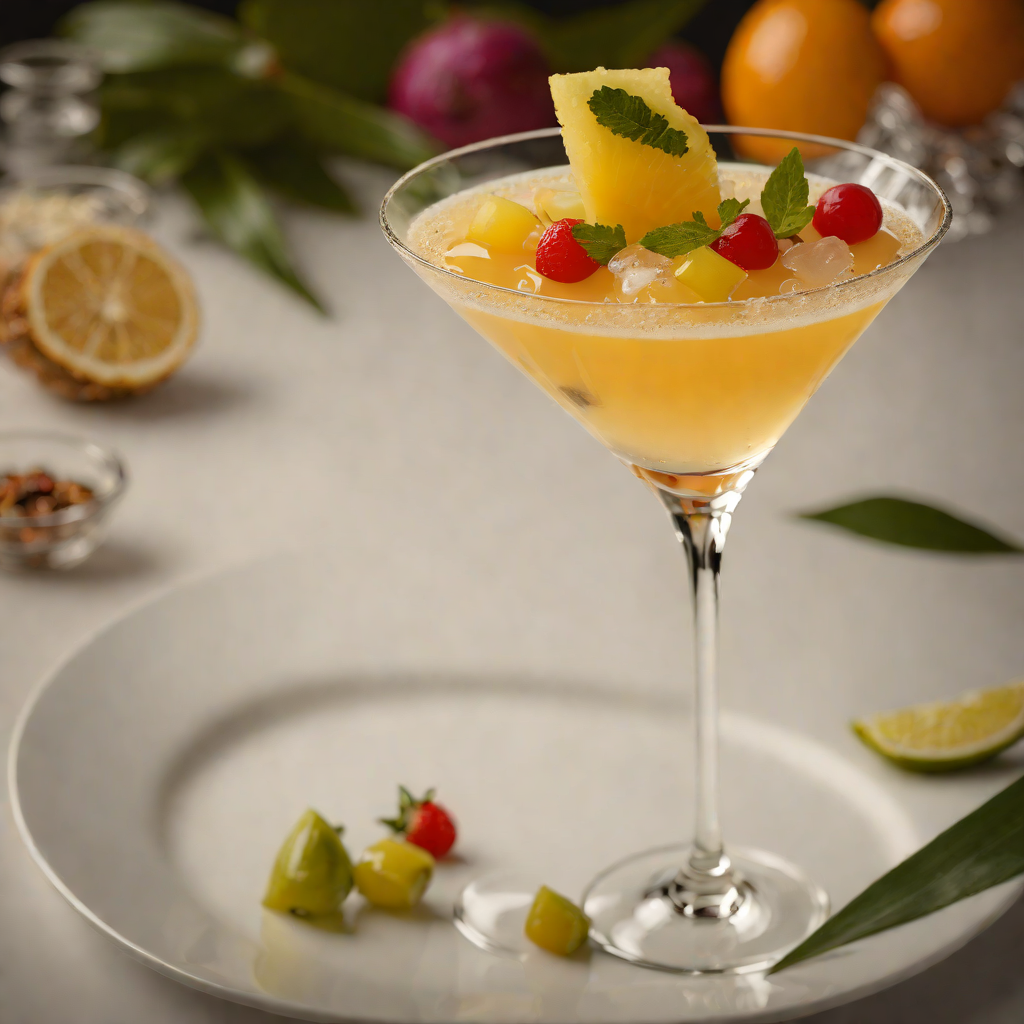 Tropical Sunset Martini