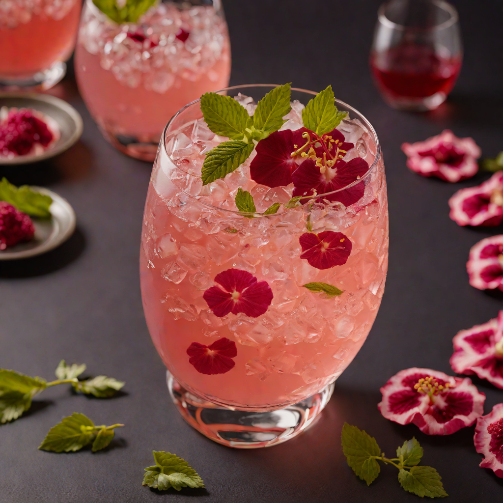 Pearland Hibiscus Gin Fizz