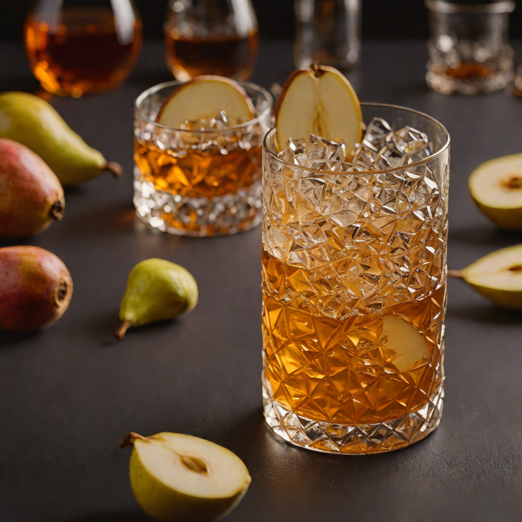 Pear-Infused Bourbon Old Fashioned