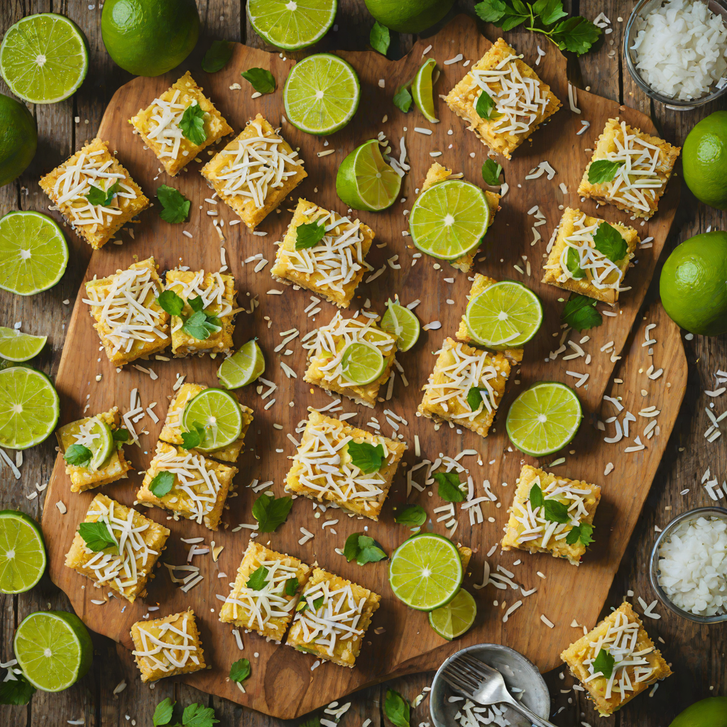 Five-Ingredient Coconut Lime Bars