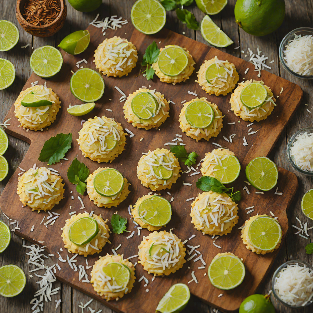 Five-Ingredient Coconut Lime Cookies
