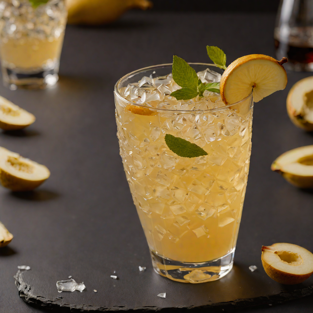 Smoky Pear Citrus Fizz