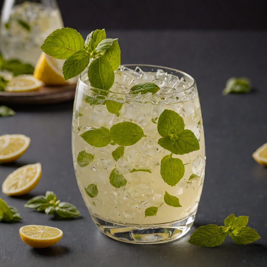 Velvet Basil Gin Fizz