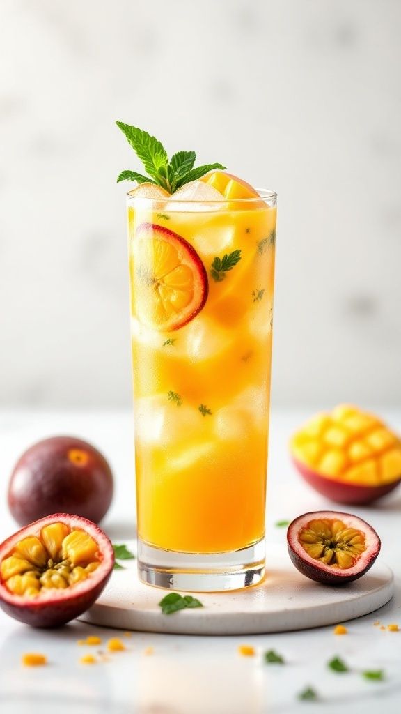 Tropical Mango-Pineapple Spritz