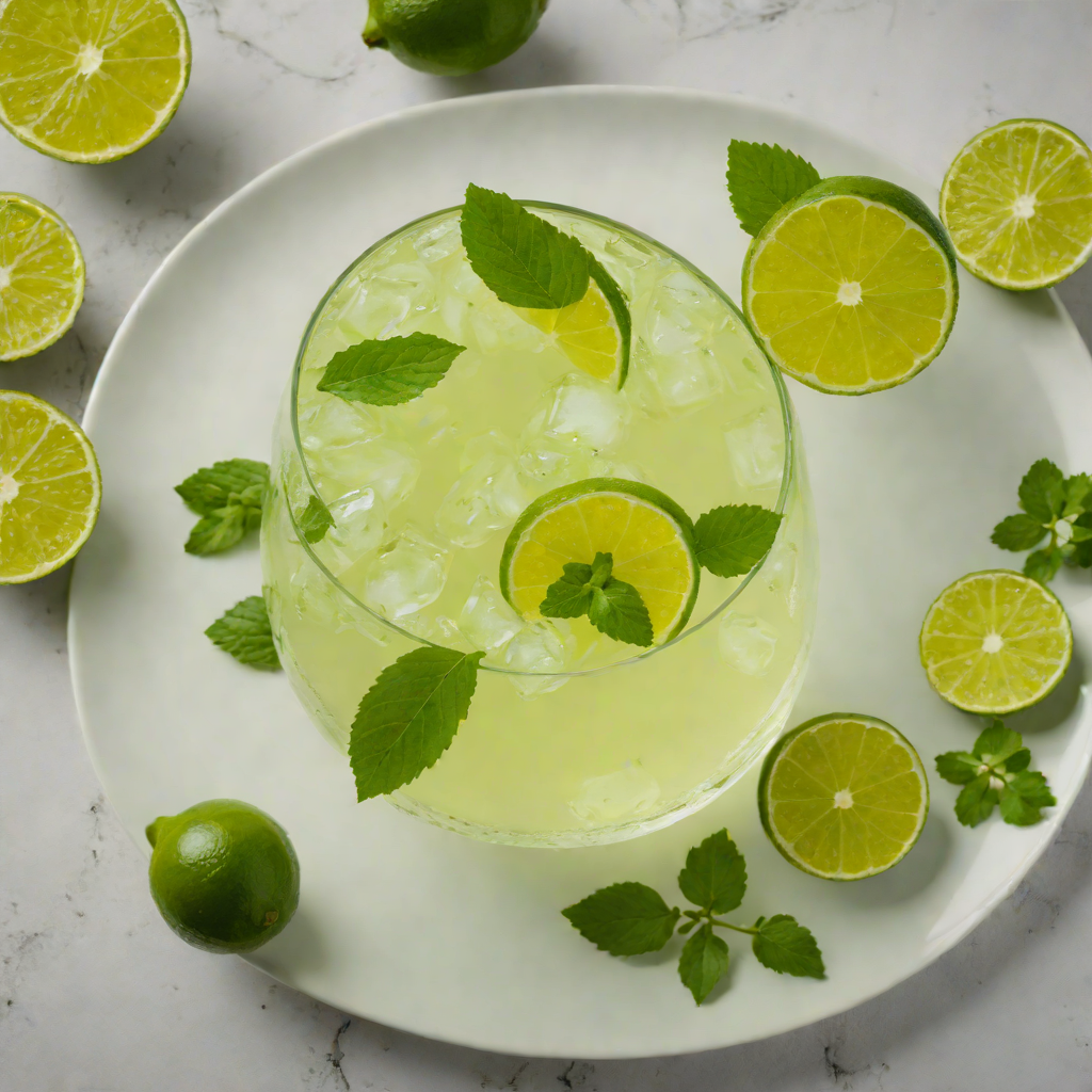 Minted Lime Mezcal Sour