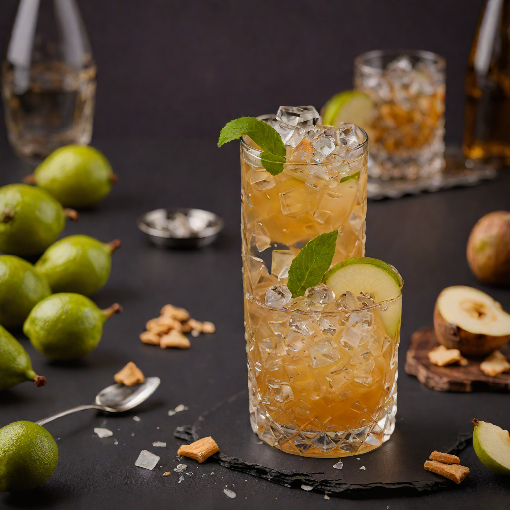 Smoky Pear and Ginger Mule