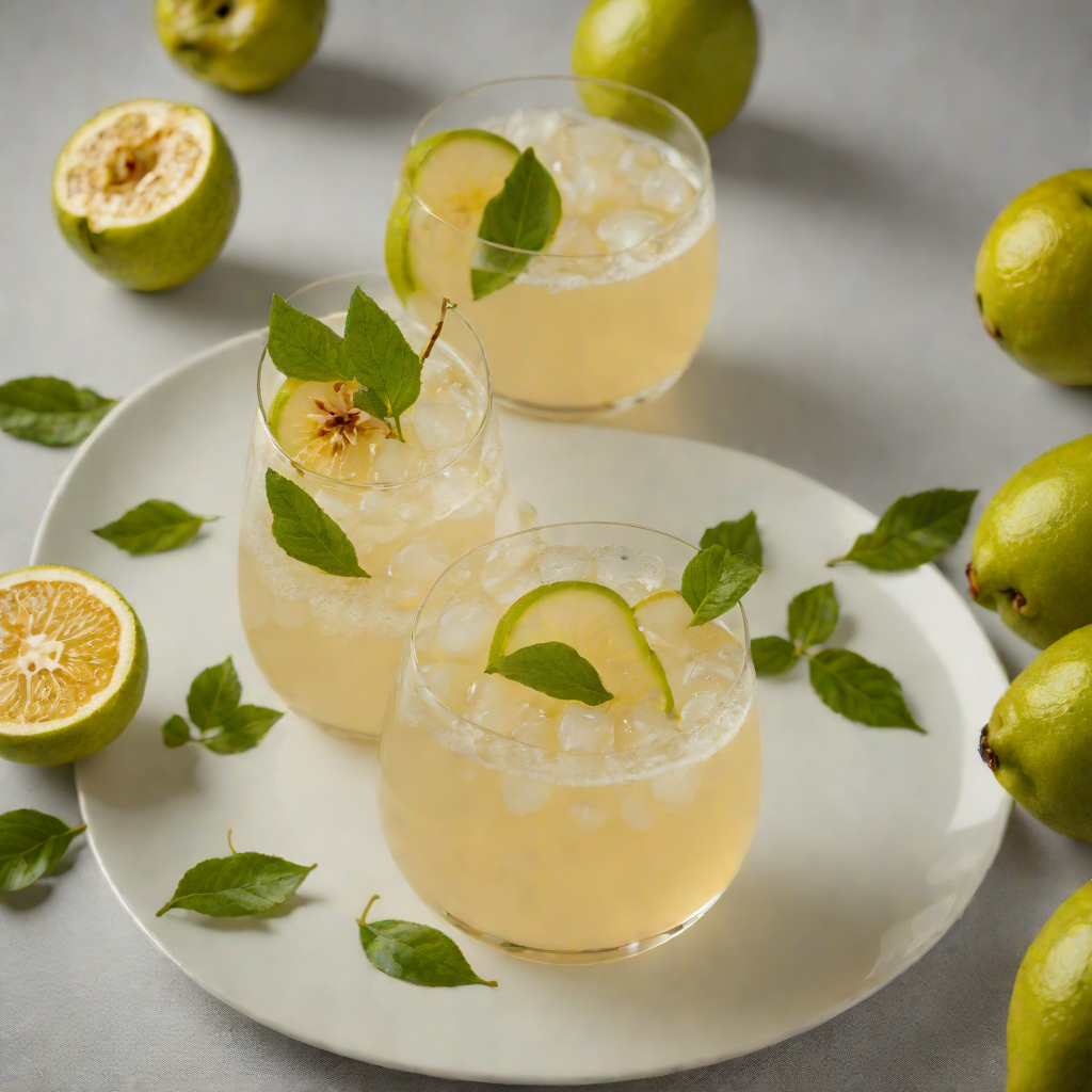 Shaken Pear Citrus Fizz