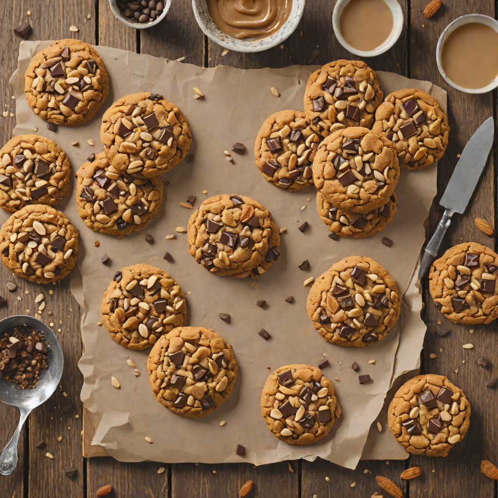 Five-Ingredient Almond Butter Chocolate Chip Cookies