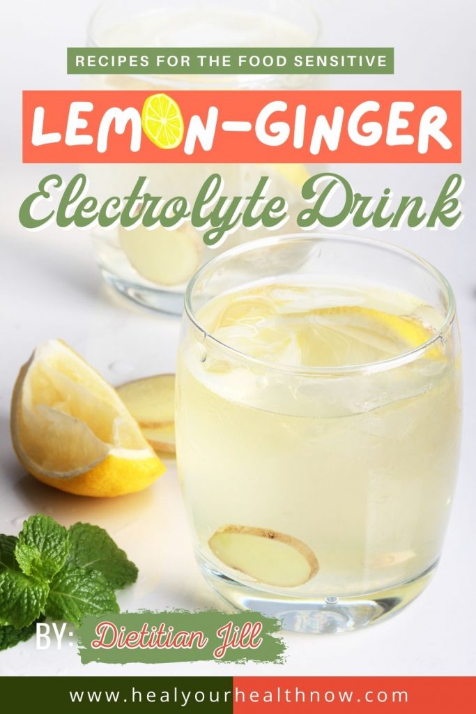 Hydrating Lemon-Ginger Electrolyte Elixir