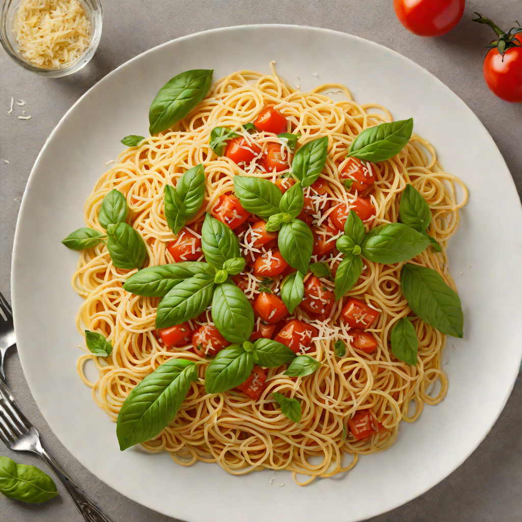 Classic Spaghetti Pomodoro with Fresh Basil and Parmesan