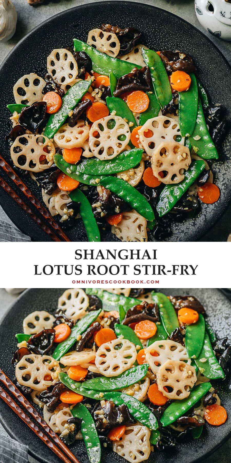 Sautéed Lotus Root and Orange Peel Stir-Fry