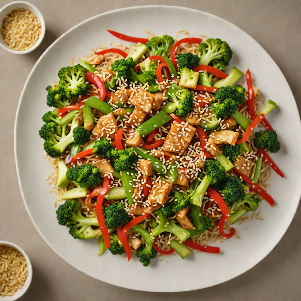 Psalm's Surrogate Veggie Stir-Fry with Ginger and Sesame