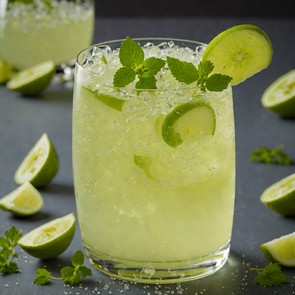 Sparkling Honeydew Fizz with Elderflower