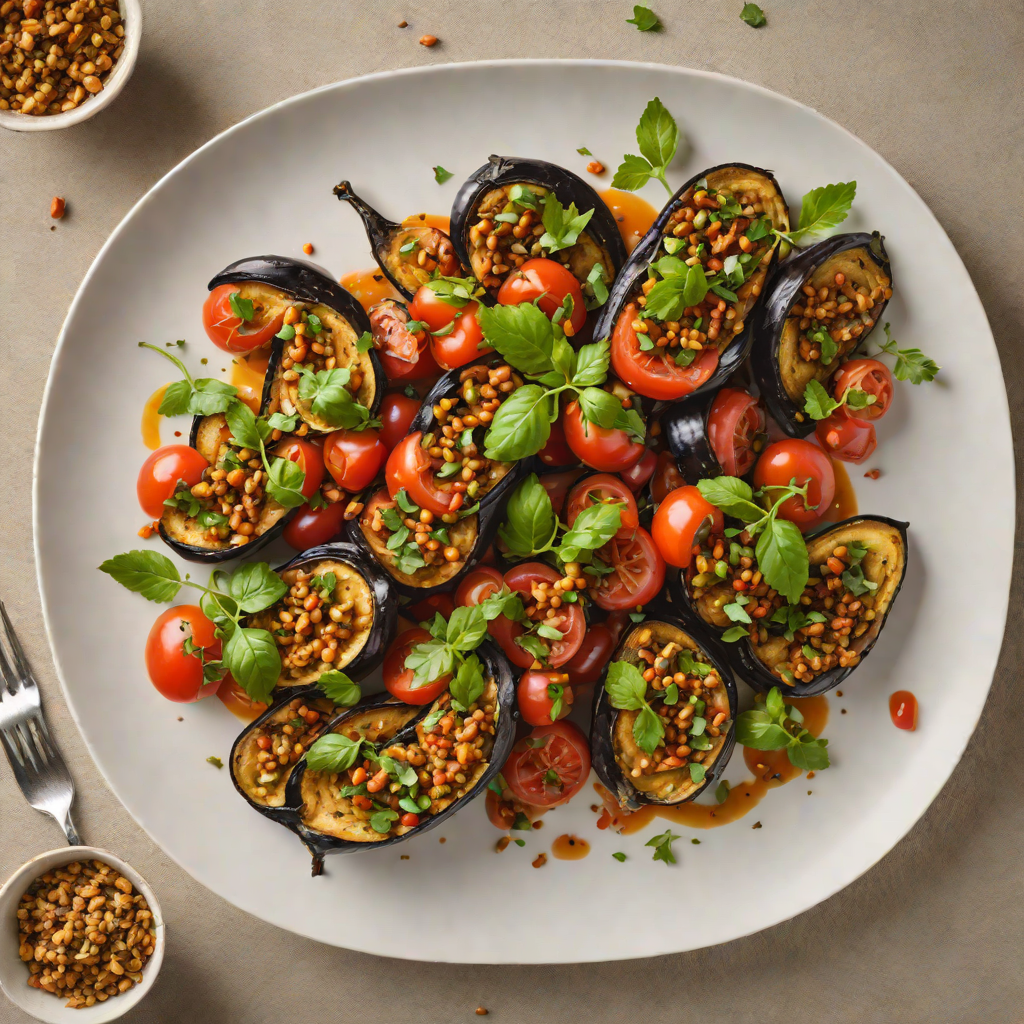 Sautéed Eggplant and Tomato Mezze with Sumac