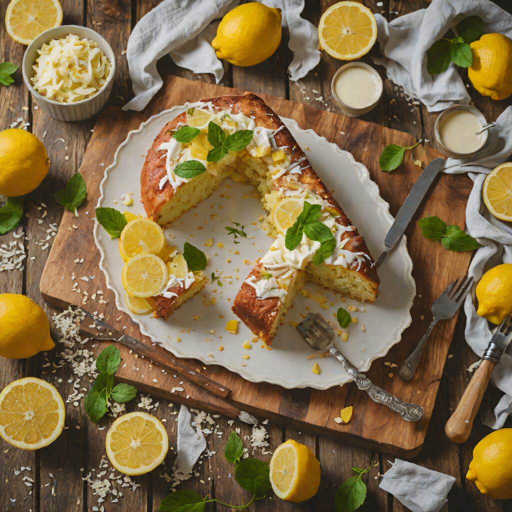 Five-Ingredient Lemon Yogurt Cake
