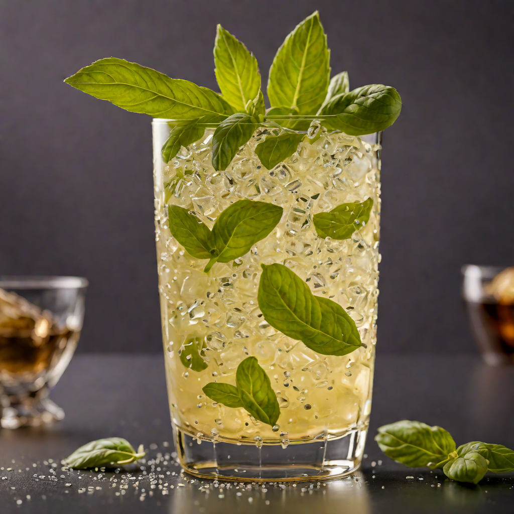 Basil Ginger Sparkler