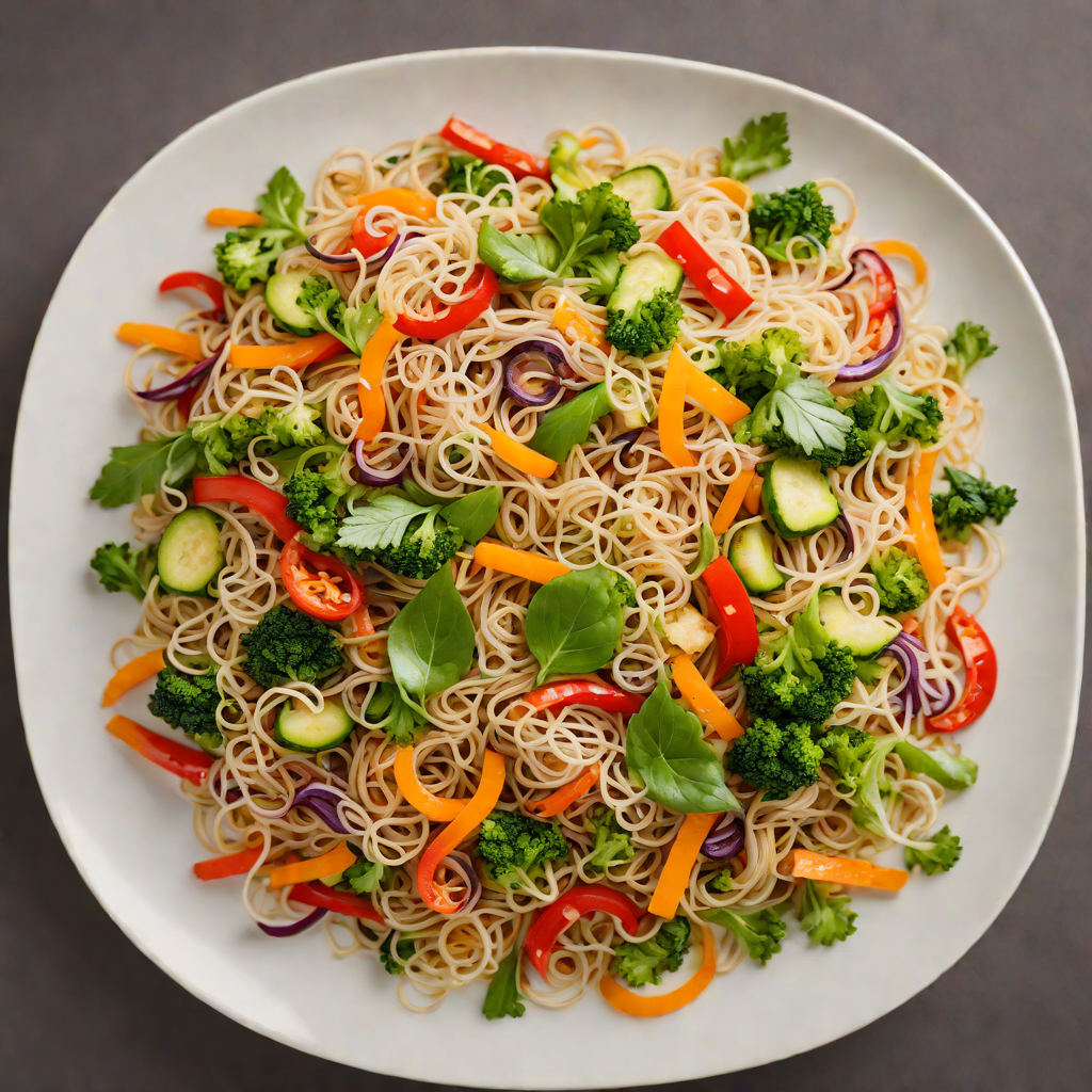 Quick Stir-Fry Glass Noodles with Mixed Vegetables