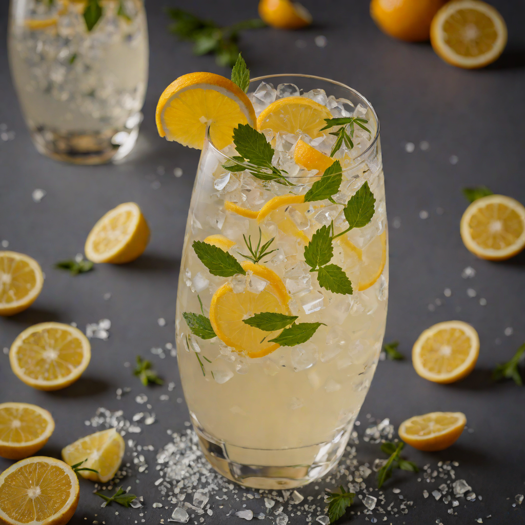 Citrus-Infused Gin Fizz with Herbal Sparkle