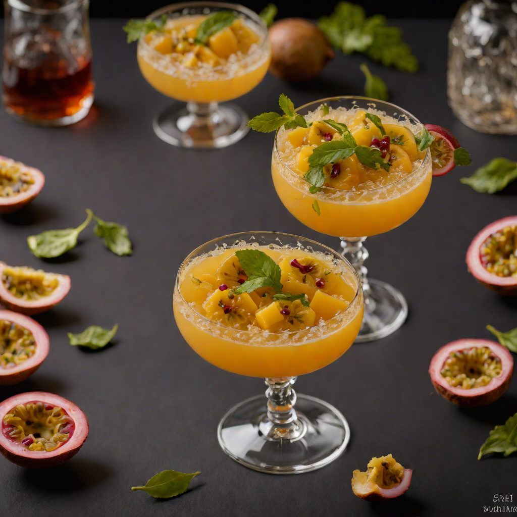 Passion Fruit Dark Rum Smash
