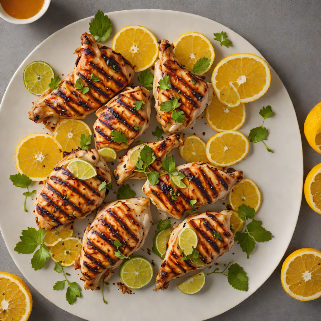 Puerto Rican-Style Citrus Marinated Grilled Chicken