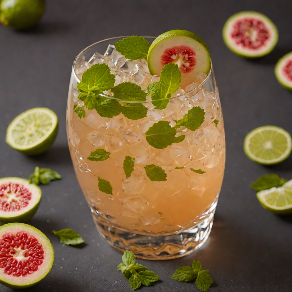 Minted Guava Rum Smash