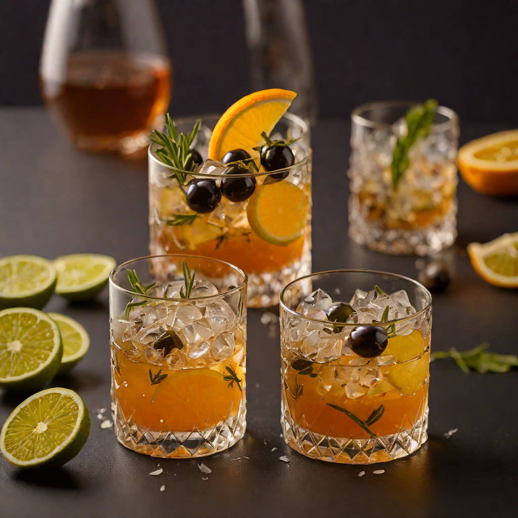 Smoky Olive and Citrus Old Fashioned
