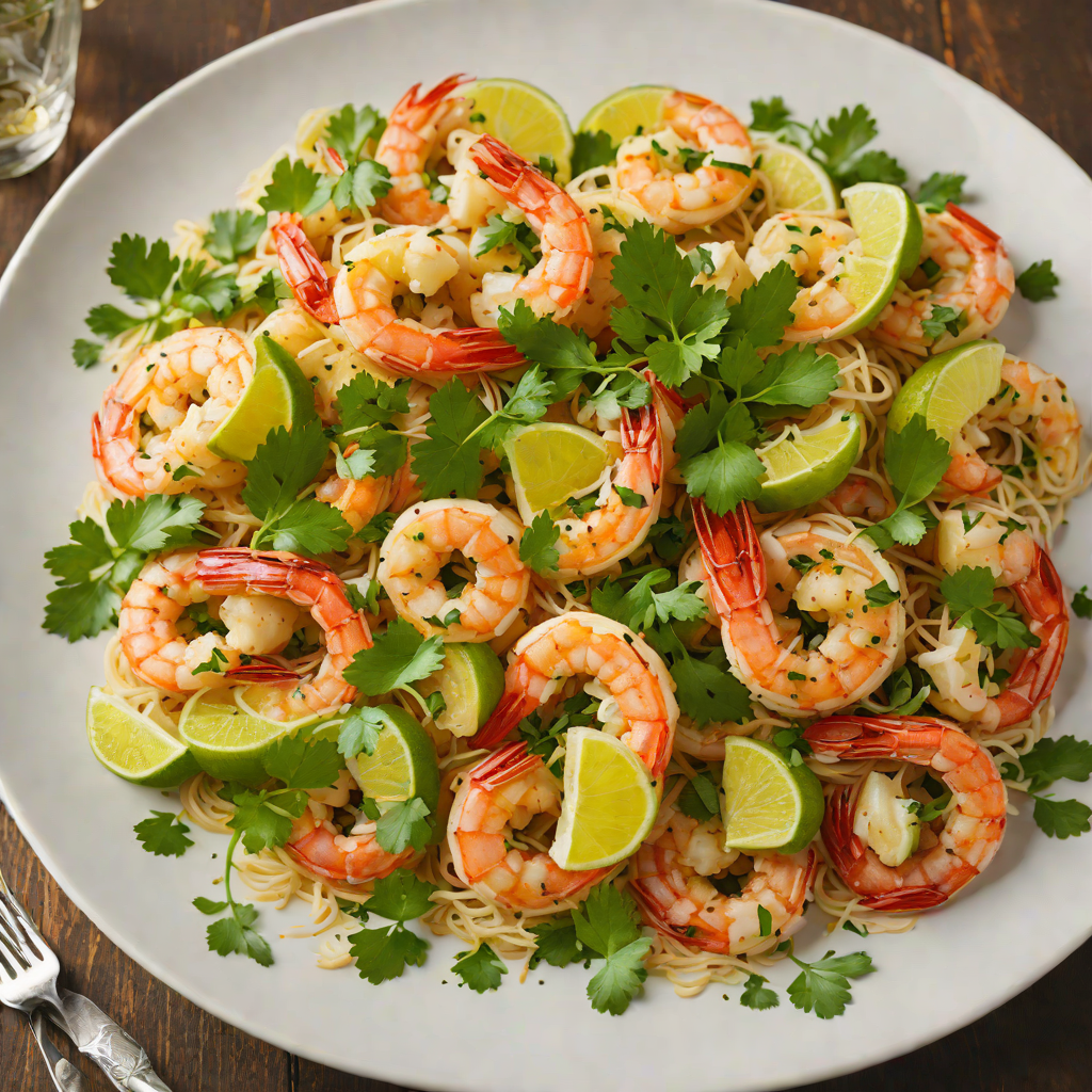 Sautéed Garlic Shrimp with Zesty Lime and Cilantro
