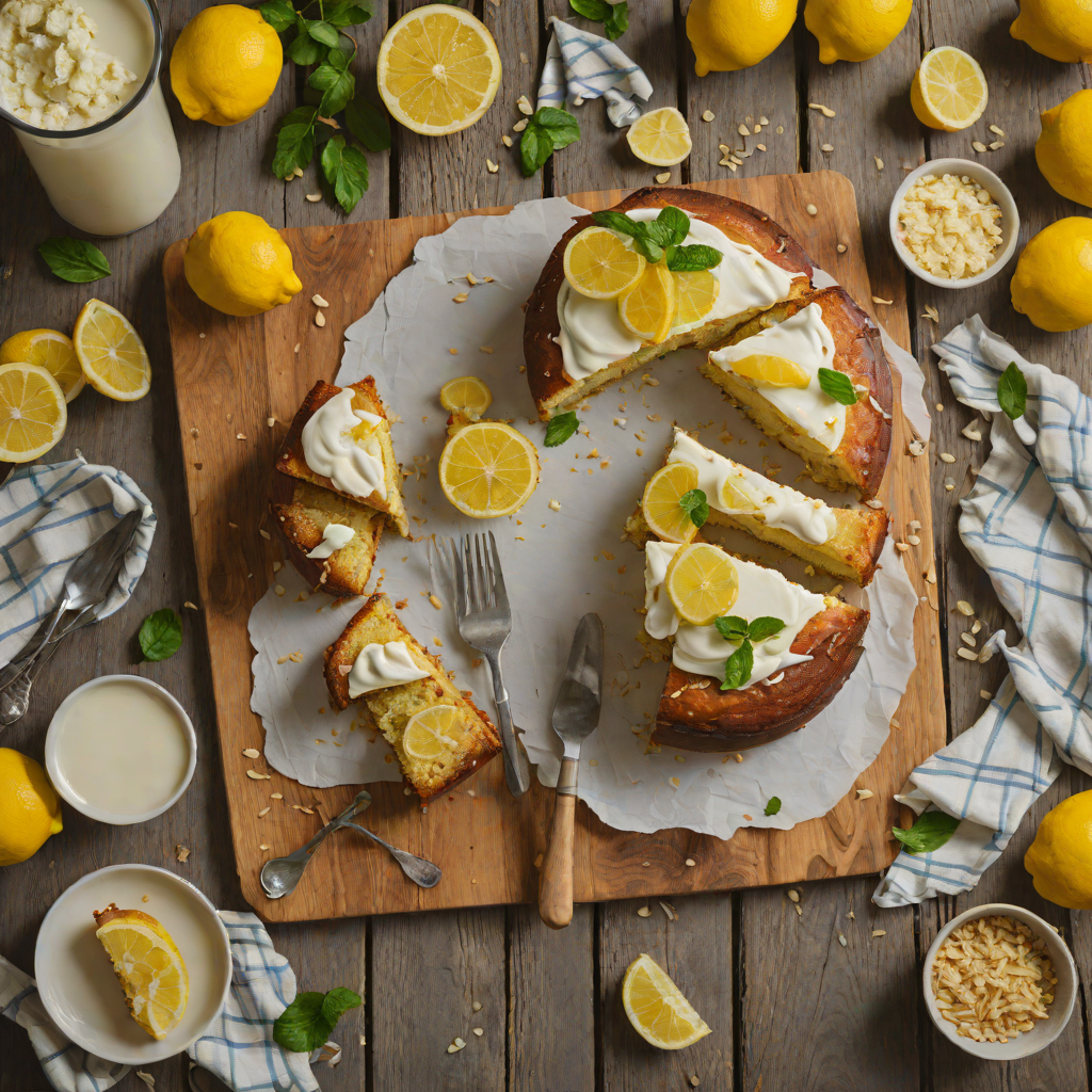 Quick Five-Ingredient Lemon Yogurt Cake