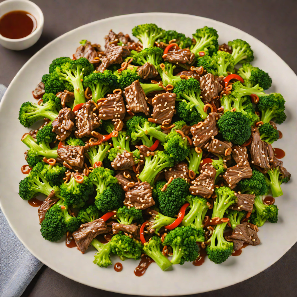 Spicy Asian Stir-Fried Beef with Broccoli