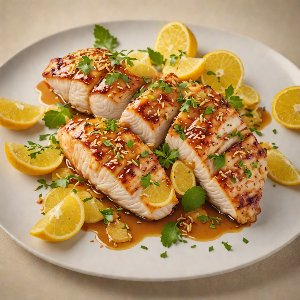 Sautéed Chicken Breast with Honey Glaze and Citrus Zest