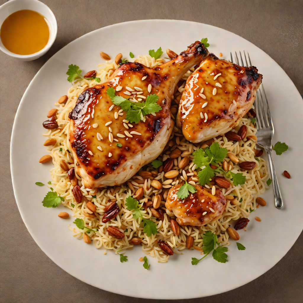 Honey-Lemon Glazed Chicken with Toasted Almonds