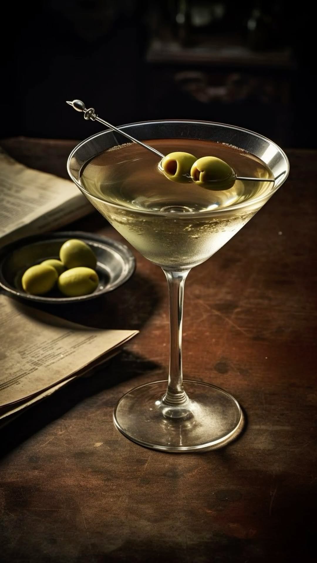 Olive-Infused Kalamata Martini