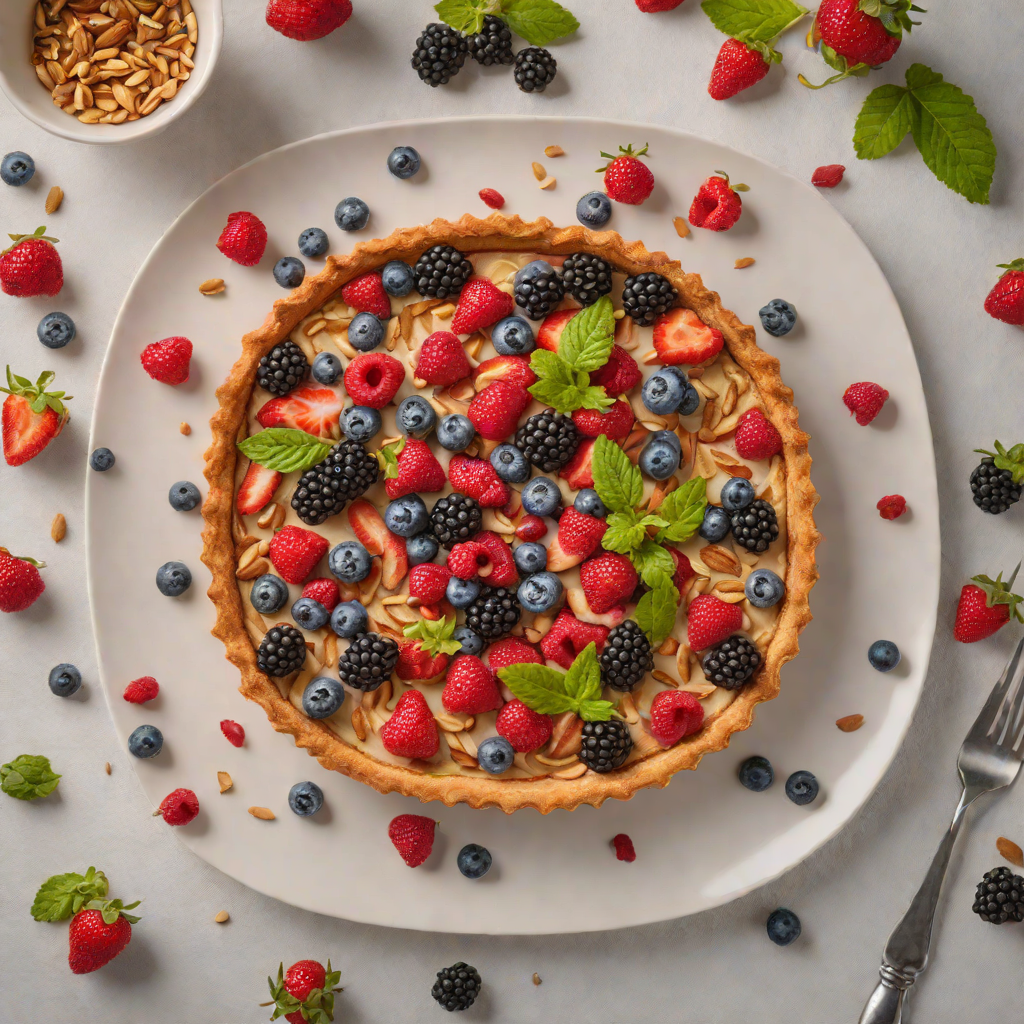 Gluten-Free Berry Tart with Almond Crust