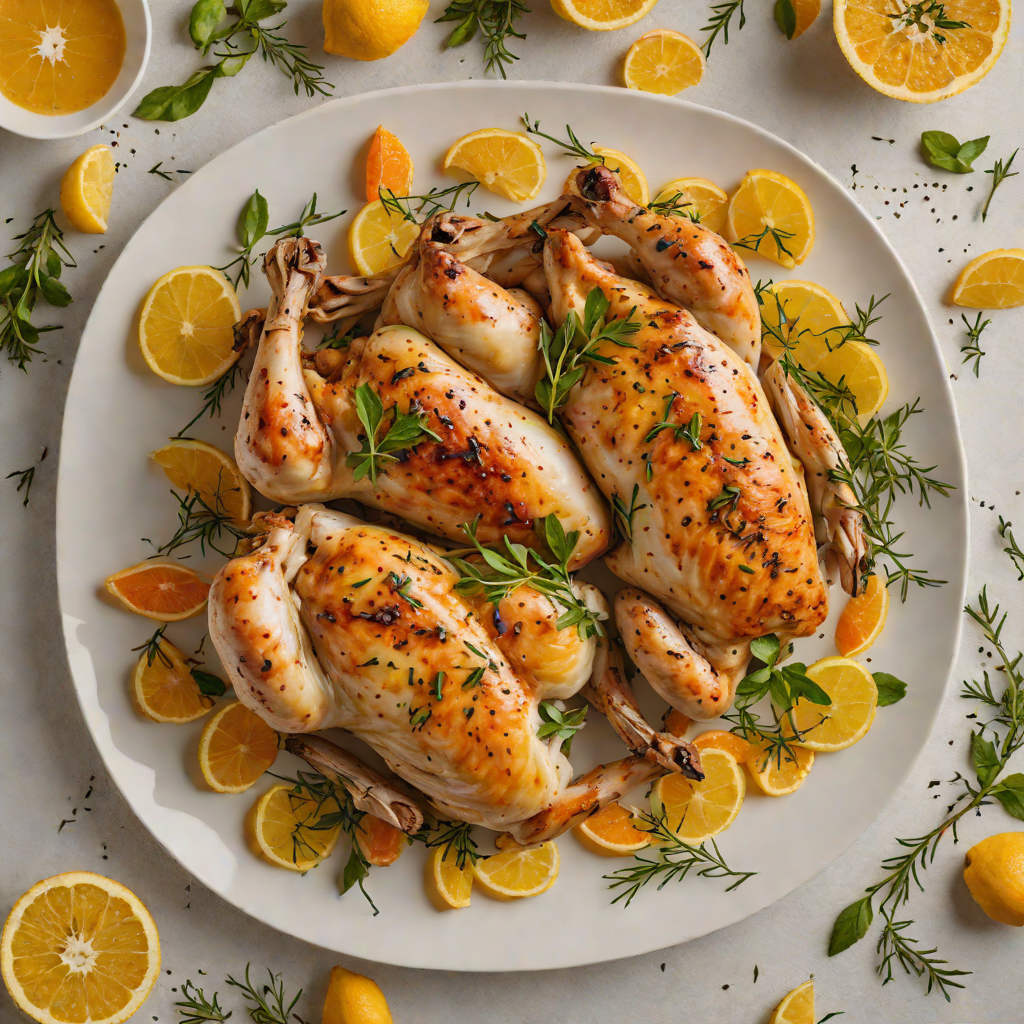 Oven-Roasted Chicken with Citrus and Thyme