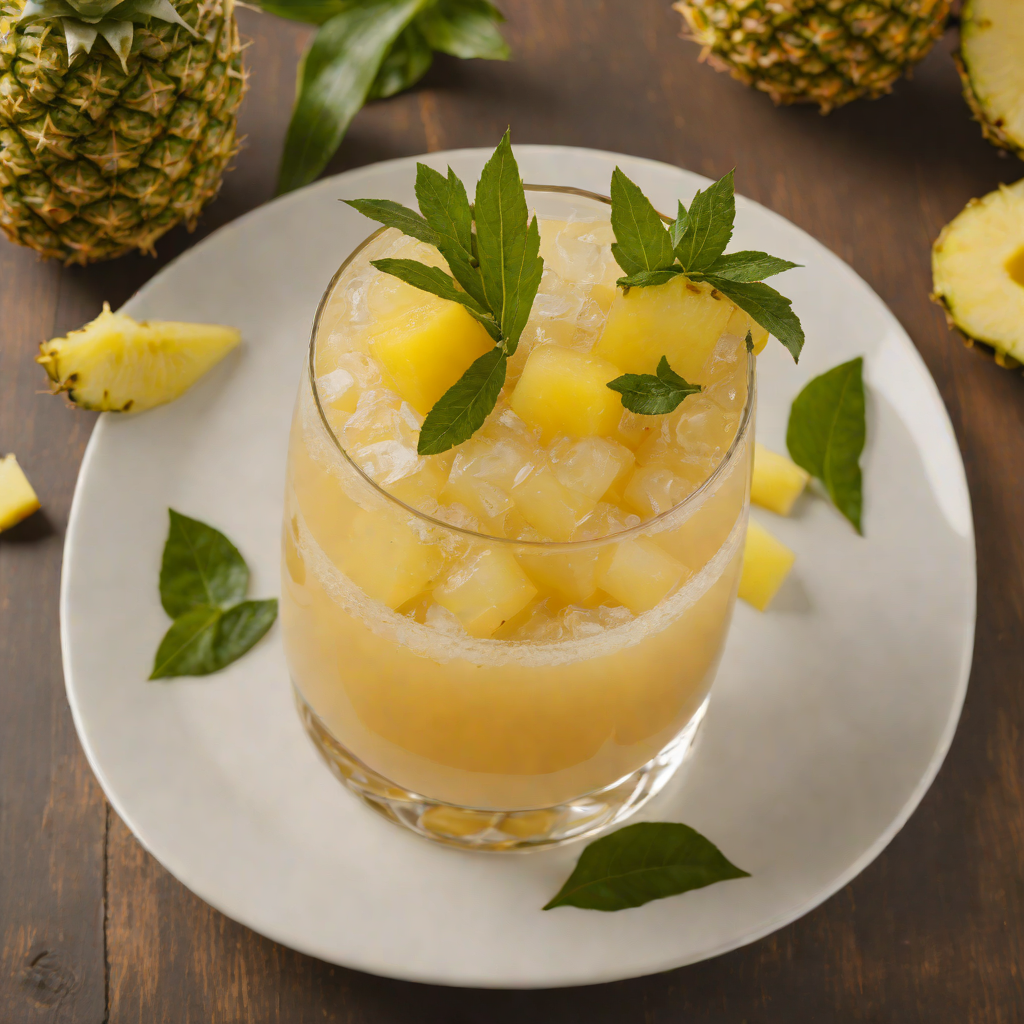Rum and Pineapple Tiki Sour