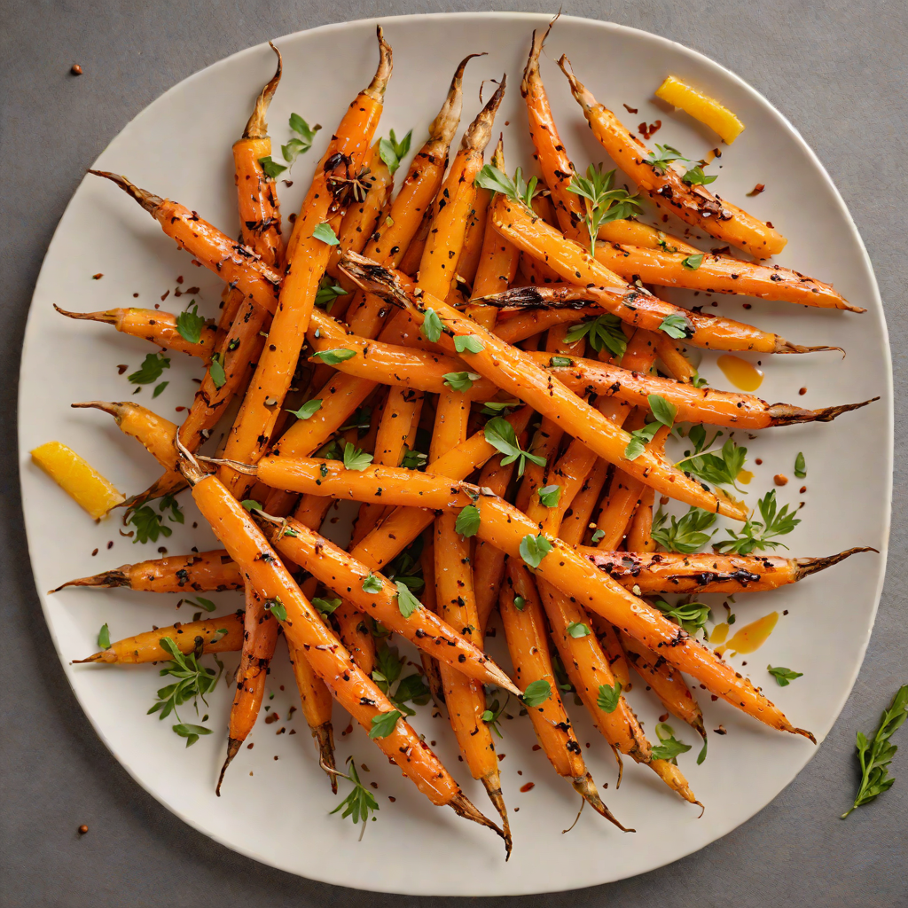 Honey-Roasted Carrots with Cinnamon and Orange Zest