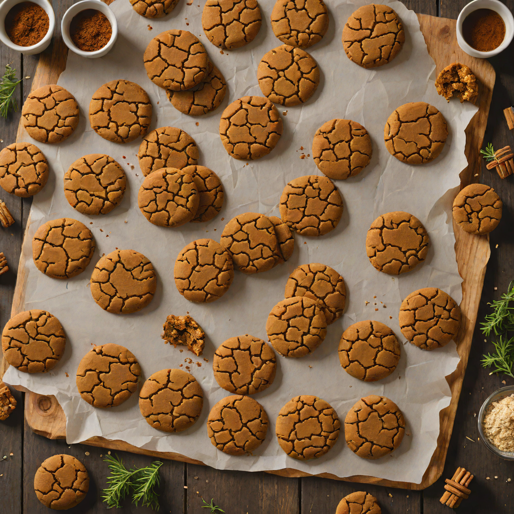Sheet Pan Ginger Molasses Cookies