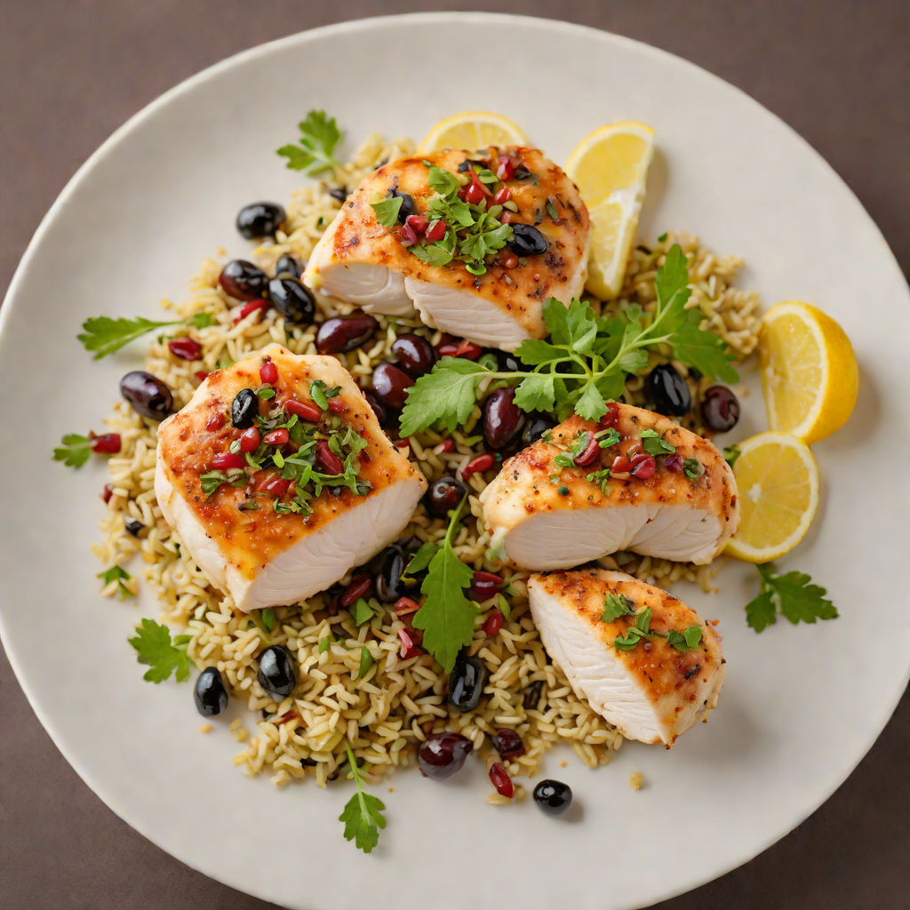 Pan-Seared Chicken with Kalamata Olive and Lemon Tapenade