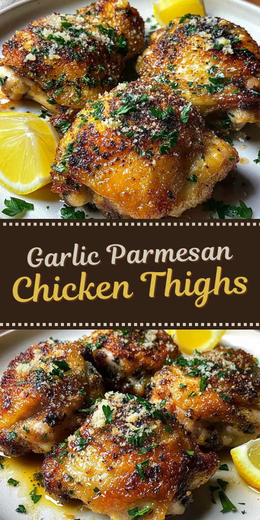 Baked Parmesan Herb-Crusted Chicken Thighs