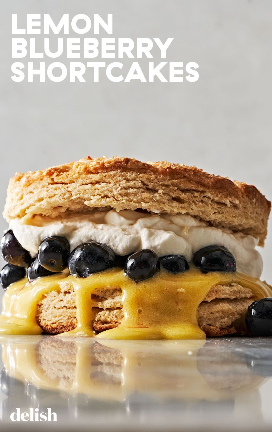 Five-Ingredient Lemon Blueberry Shortcake