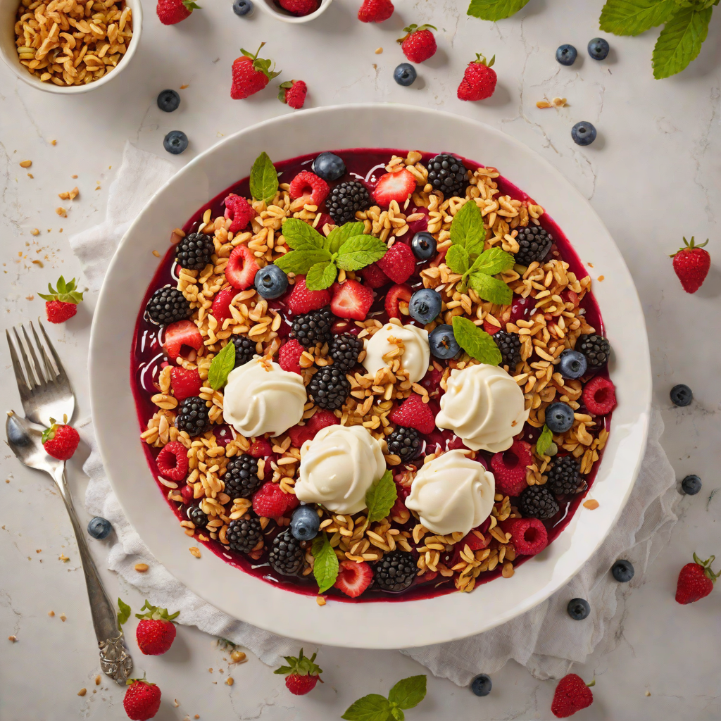 Gluten-Free Mixed Berry Crumble