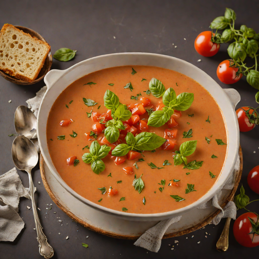 Herb-Infused Tomato Basil Soup