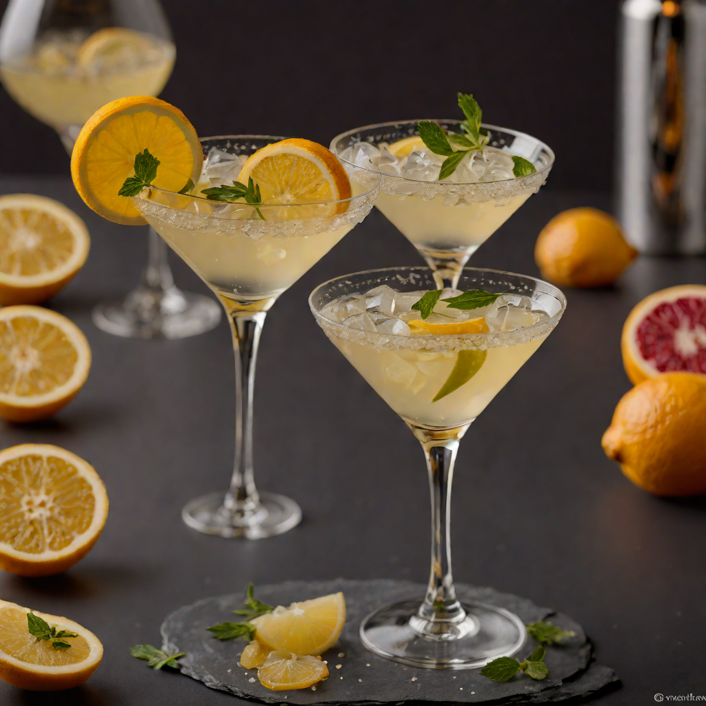 Citrus-Ginger Gin Martini Stirred Cold