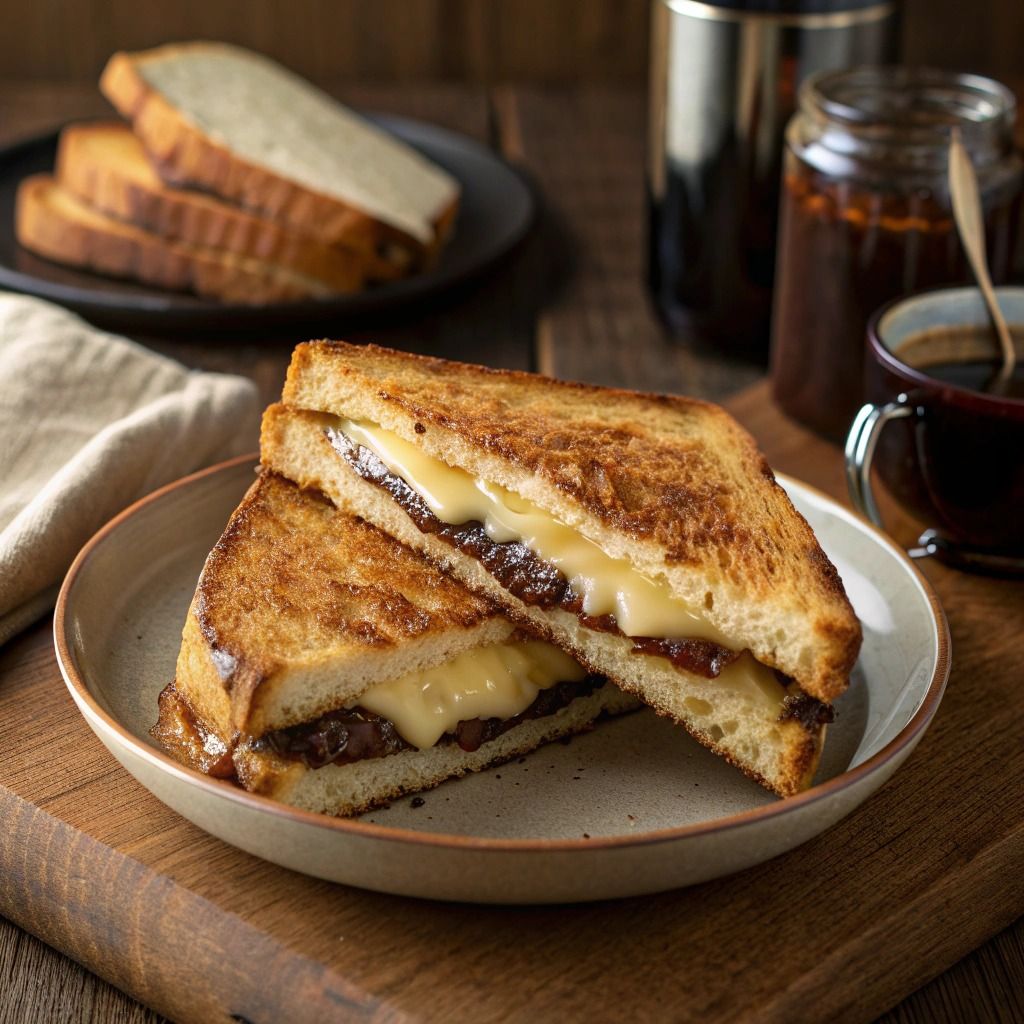 Traditional Vegemite and Cheese Toastie