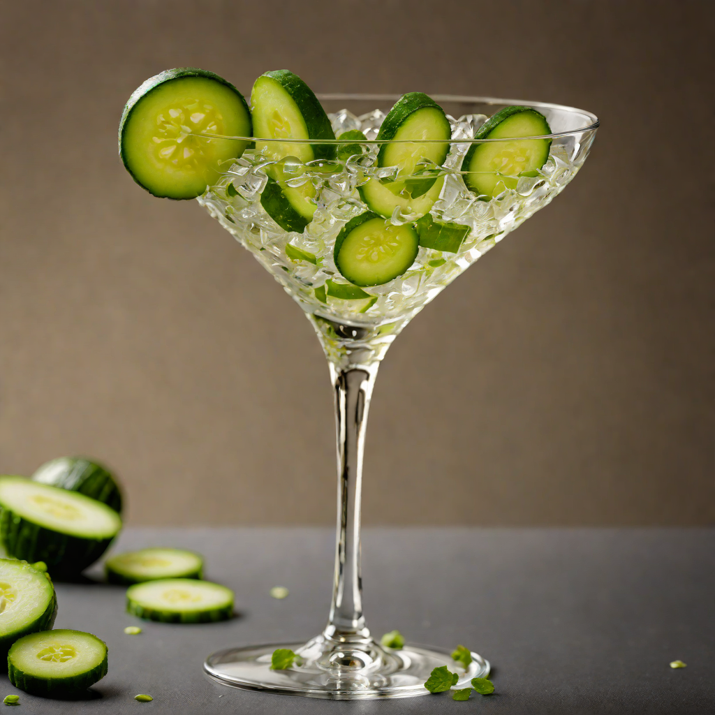 Herbal Gin and Cucumber Stirrer