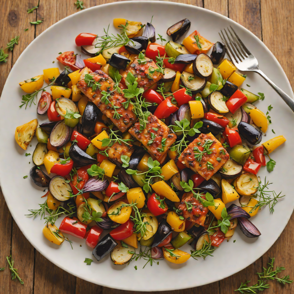 French-Style Ratatouille with Roasted Vegetables and Thyme