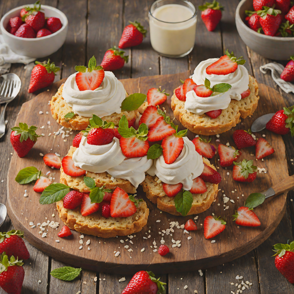 One-Hour Classic Strawberry Shortcake with Whipped Cream