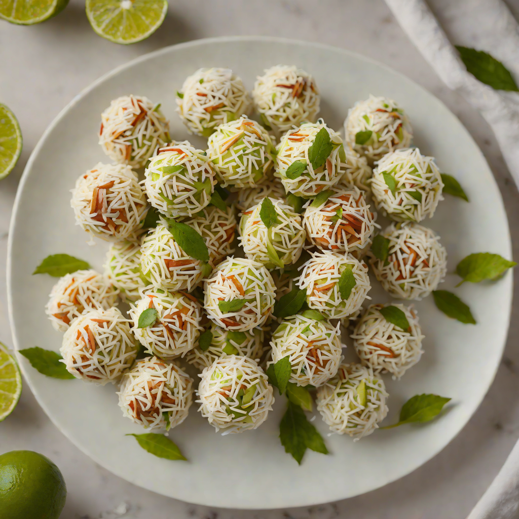 Five-Ingredient Coconut Lime Energy Balls